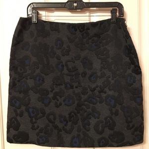 Ann Taylor cheetah print mini skirt